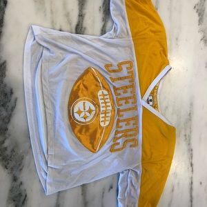 Victoria secret Pittsburgh Steelers crop jersey